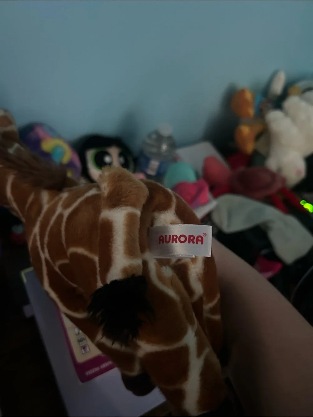 Cute Brown and Cream Giraffe Plush Toy - Soft Huggable Stuffed Animal
